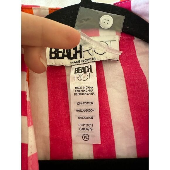 NWT Beach Riot Alexa Top in Sunset Stripes Size PL - Picture 11 of 12